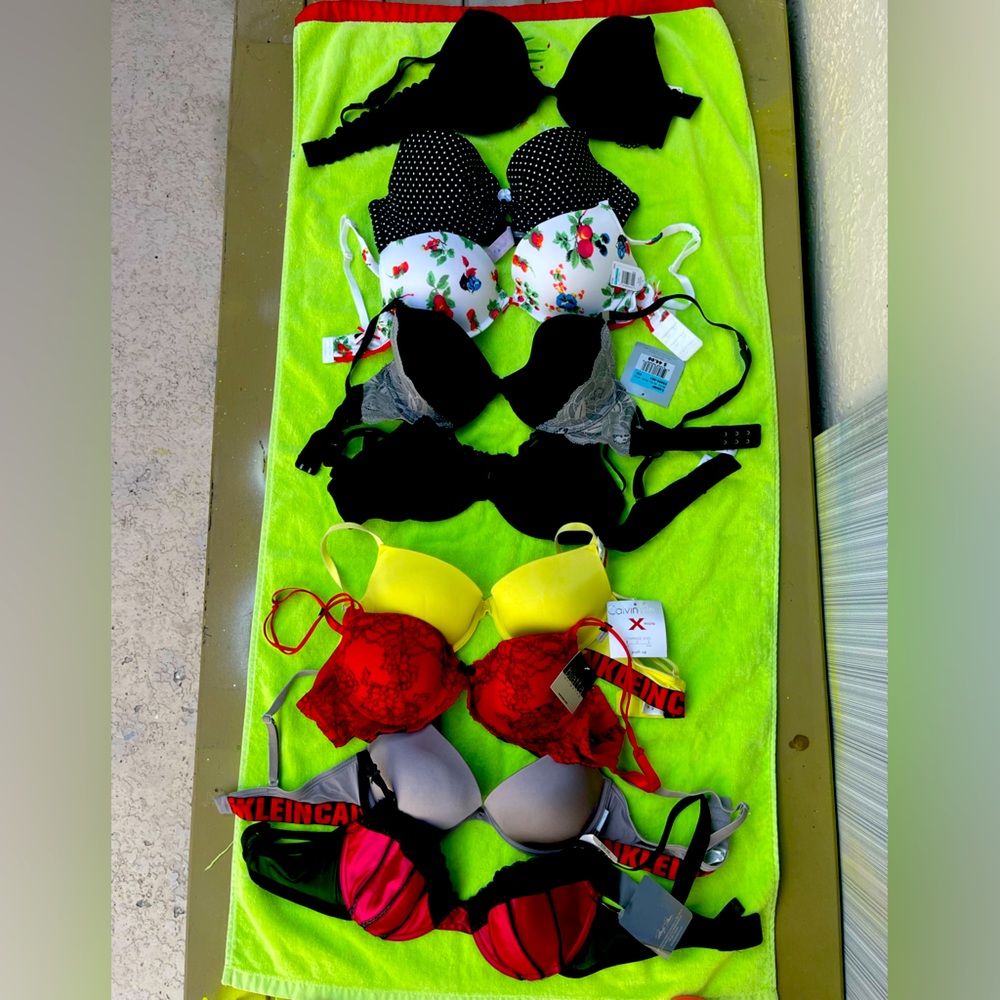 Bra lot of 9 most new with tags